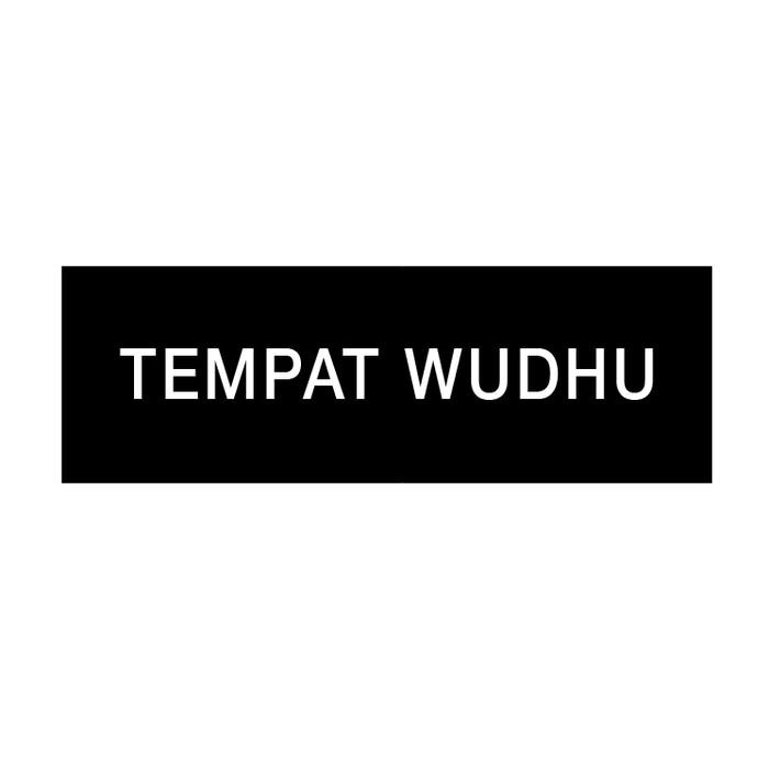 

Sign Board Tempat Wudhu Akrilik Timbul | Sign acrylic