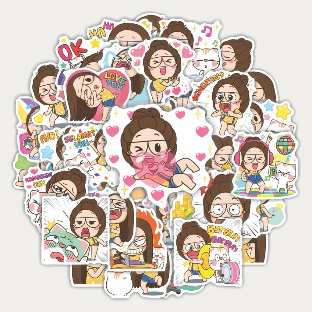 

Sticker Pack Stiker TuaGom Pop-Up | Sticker TUMBLR | Stiker LAPTOP KOPER HELM