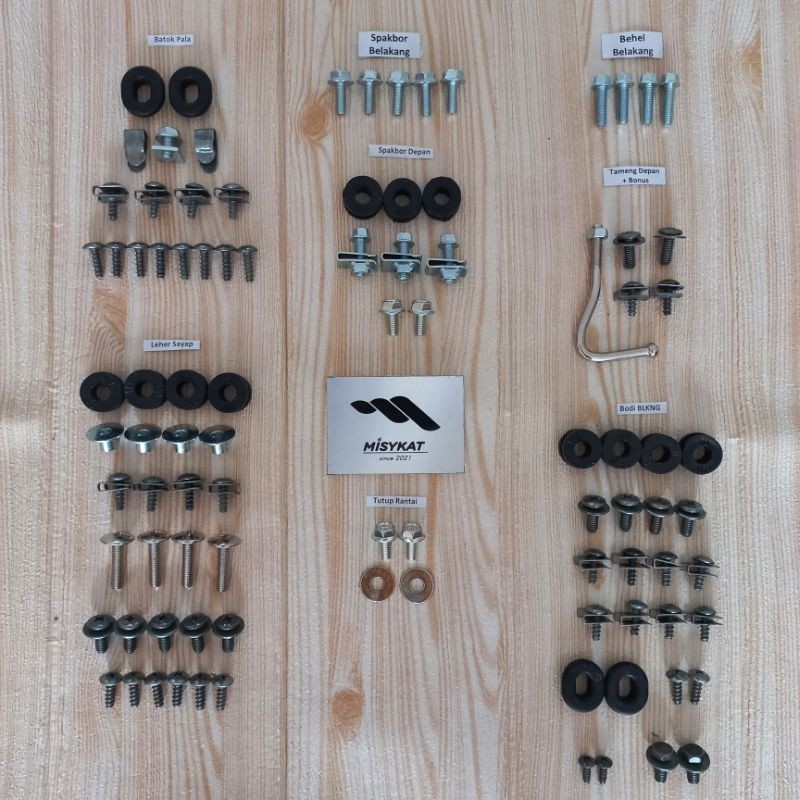 COD / DISKON / baut full set Jupiter Z Burhan/Jupiter Z Burhan baut full set/baut lengkap jupiter z 
