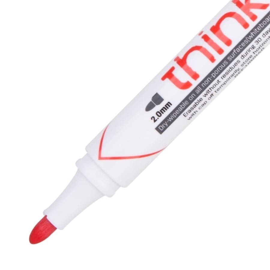 Deli Whiteboard Marker Merah