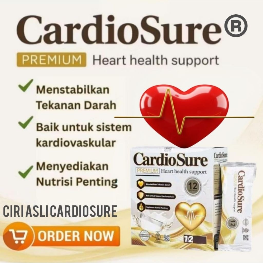 

CARDIOSURE ATASI HIPERTENSI KOLESTROL STROKE ASAM URAT