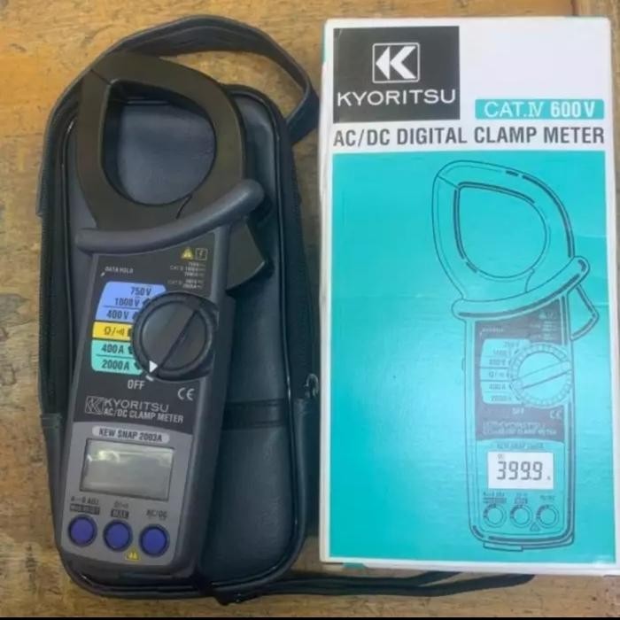 AC/DC DIGITAL CLAMP METER 2003A Kyoritsu clamp meter