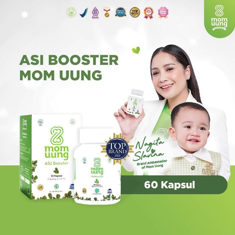 MOM UUNG ASI BOOSTER 30 Kapsul & 60 Kapsul / Vitamin & Suplemen Ibu Hamil & Menyusui
