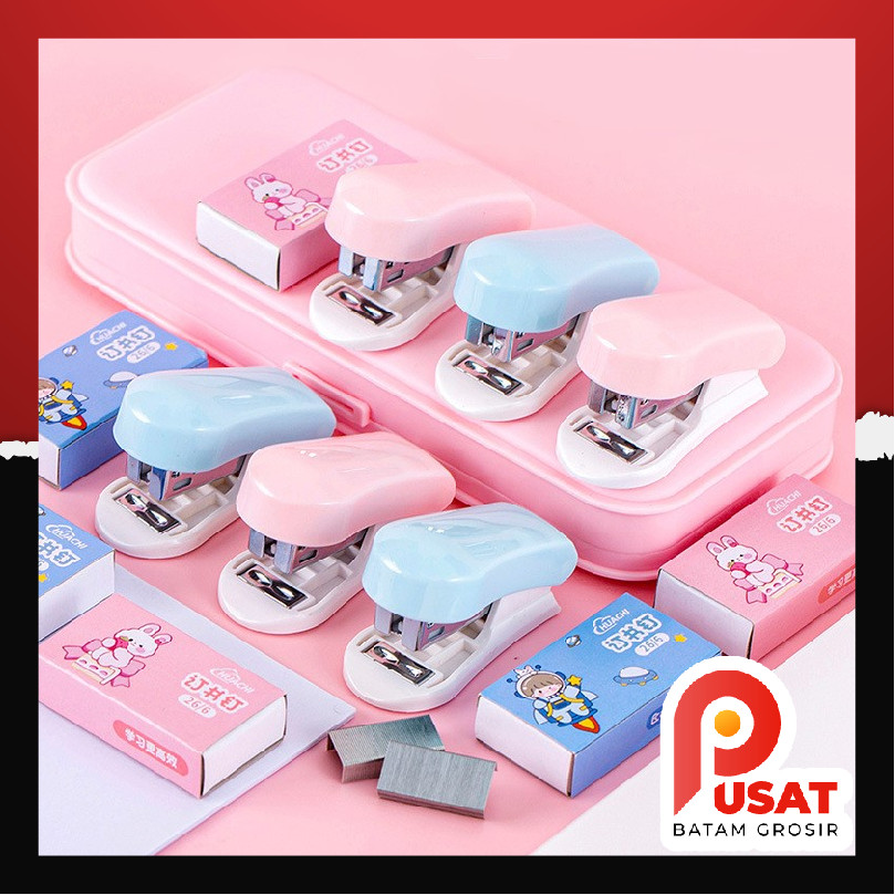 

Pusat Batam Grosir - S1321 Staples Lucu / Hekter Kecil / Stapler Set / Perlengkapan Sekolah & Kantor