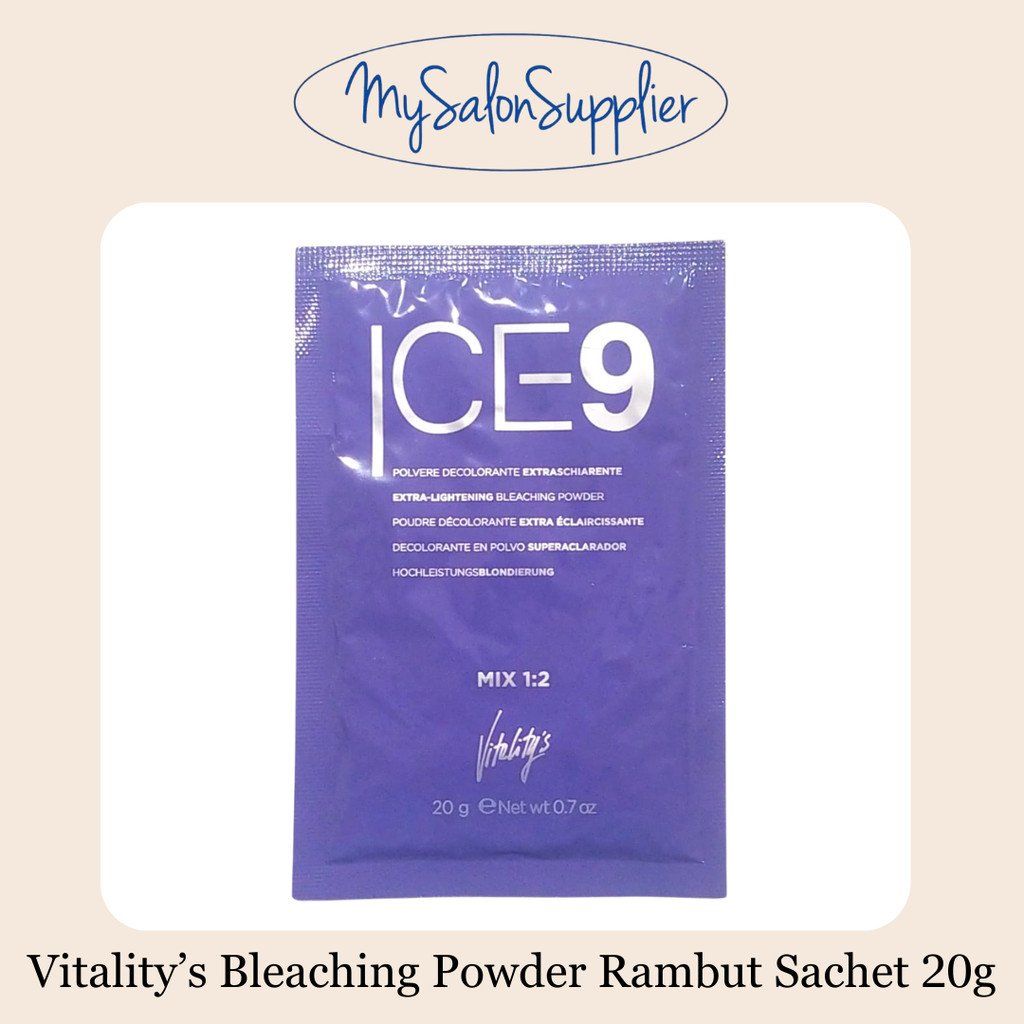 Vitality's / Vitality Ice9 Bleaching Powder Rambut Sachet 20g