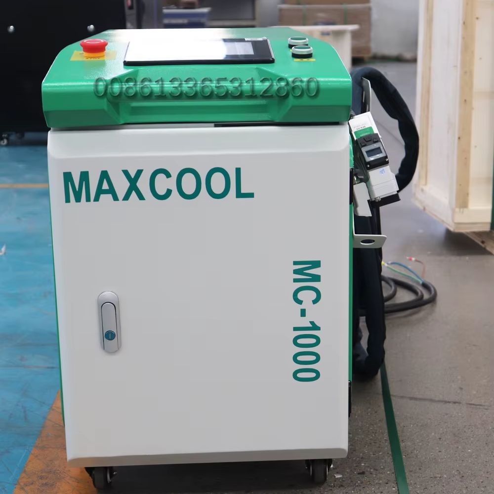 Maxcool High Efficiency 1kw Fiber Laser Cleaning Machines Hand Held Laser Cleaning Machine for Rust 