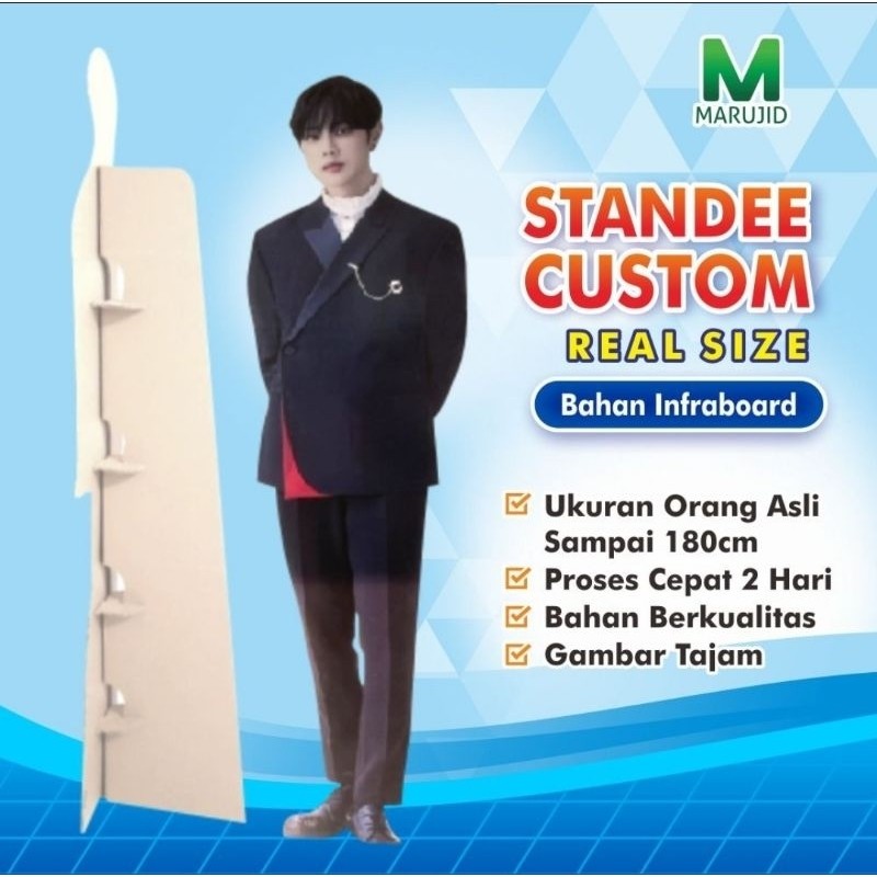 STANDEE BANNER CUSTOM, STANDEE KOREA, STANDEE KPOP, BISA FREE DESIGNMurah