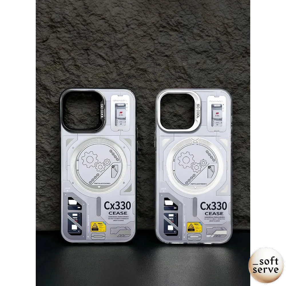 Casing ponsel Rekayasa Mesin Berkepribadian cocok untuk Oppo A58 4G A74/A95 A77S/A57 4G A78 4G A78/A