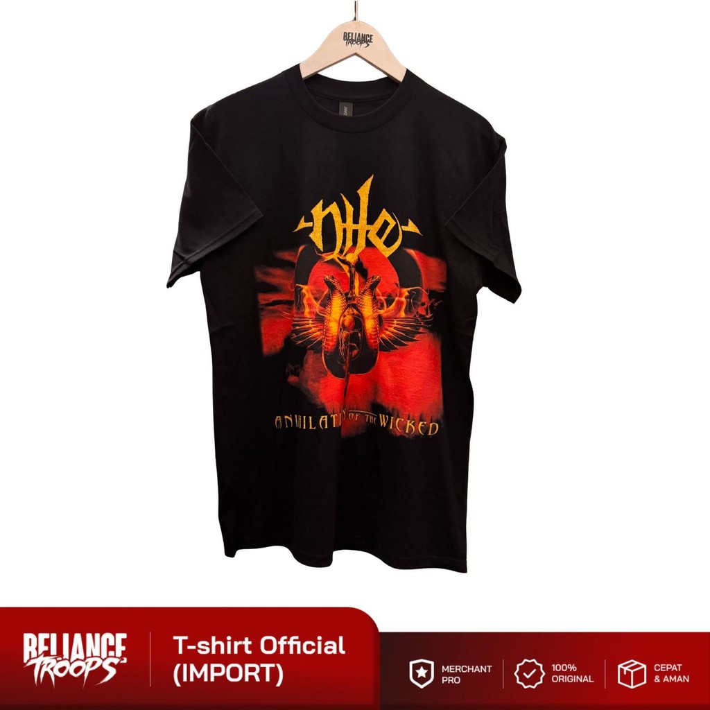 T-shirt Official | Nile - Annihilation Of The Wicked