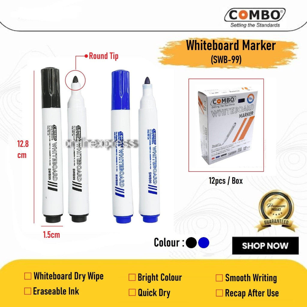 

Spidol Papan Tulis SWB-99 / Whiteboard Marker / Spidol Dapat di Hapus