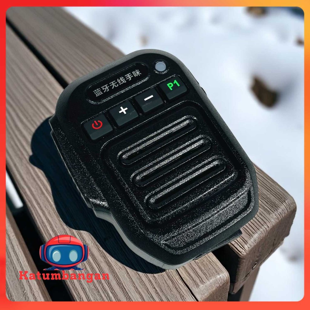 RADTEL Speaker Microphone Walkie Talkie PTT Wireless Bluetooth - T5