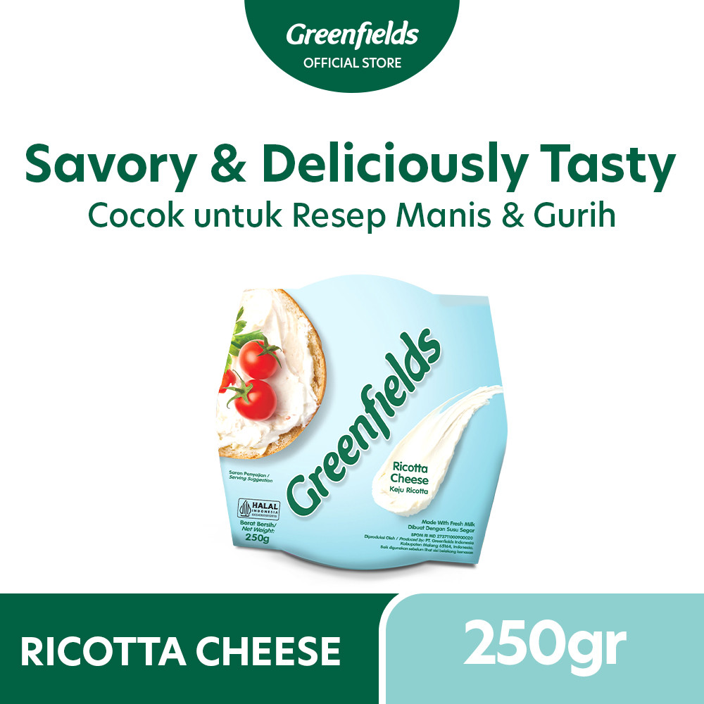 

Keju Greenfields - Ricotta Cheese 250 g