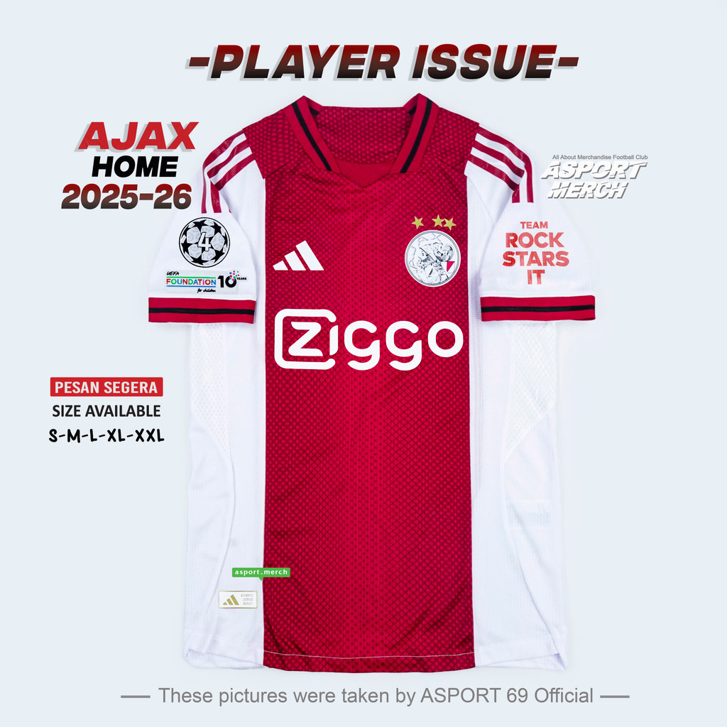 ASPORT PLAYER ISSUE AJAX HOME 2025 2026 PI