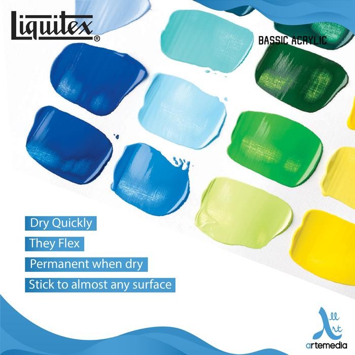 

Cat Akrilik Liquitex Basics 22ml Acrylic Color Paint - 02/03 - NAPHTOL CRIMSON