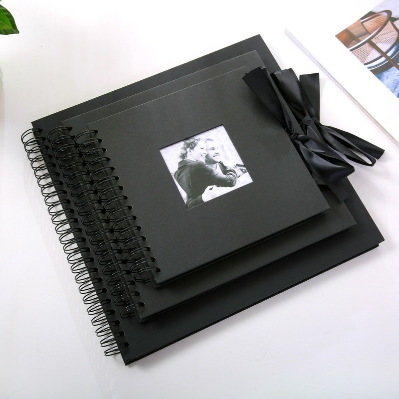 31 x 31cm Photo Album Creative 30 Black Pages DIY Album Scrapbooking Craft Paper Photograph Album fo