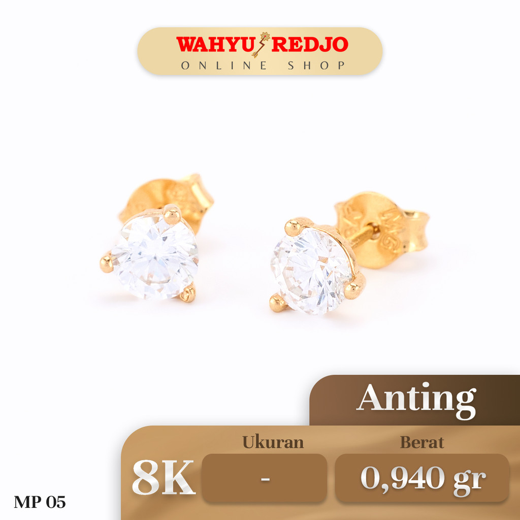 Anting-Anting Emas Tusuk 8k Wahyu Redjo AN-8K-28857987