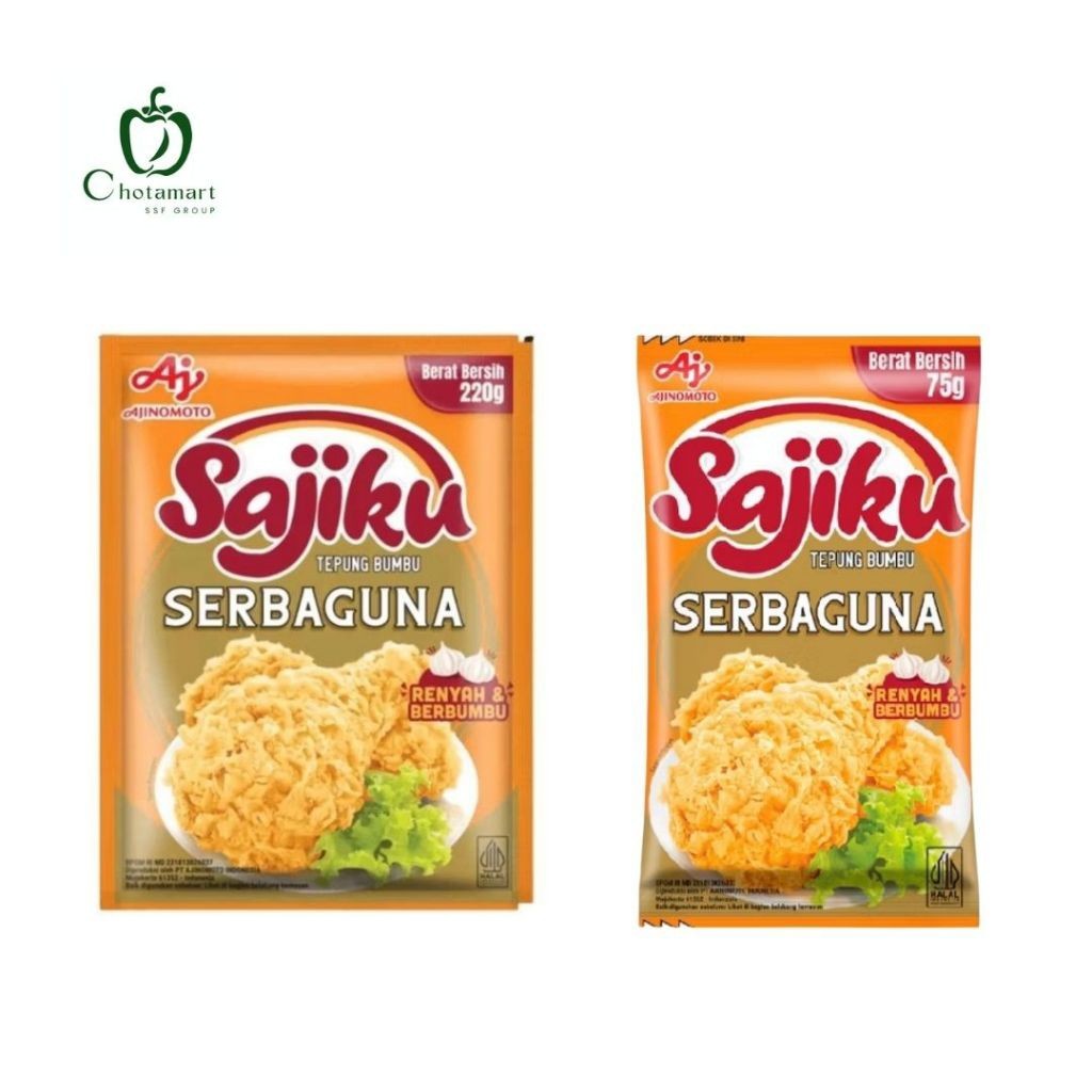 

SAJIKU Tepung Bumbu SERBAGUNA 75G 220G