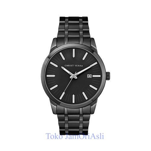 Promo Original Jam Tangan Wanita Christ Verra CV 10636L-16 BLK Garansi Resmi 2 Tahun