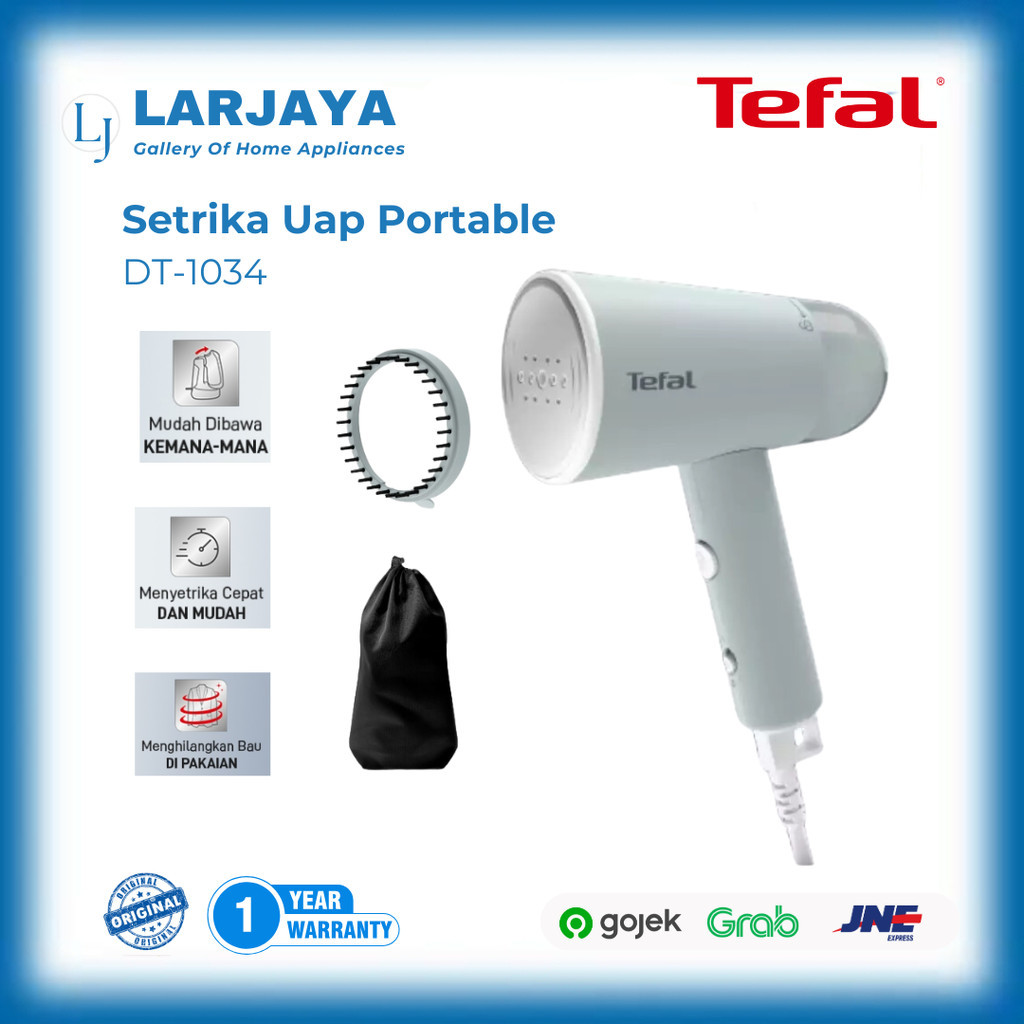 Tefal Setrika Uap Portable Garment Steamer DT103
