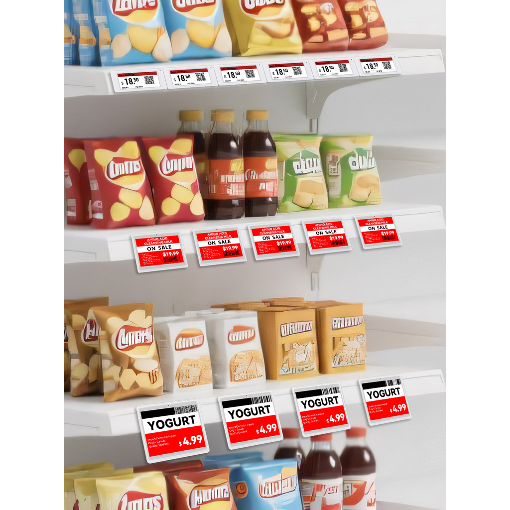 

2.9" 4.2"Electronic shelf price label digital for supermarket price tags