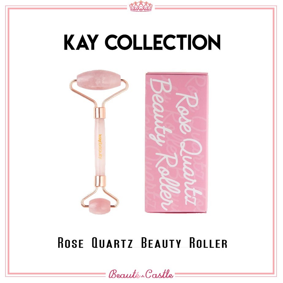 V Glow - Rose Quartz/JADE Beauty Roller (NO GUASHA)