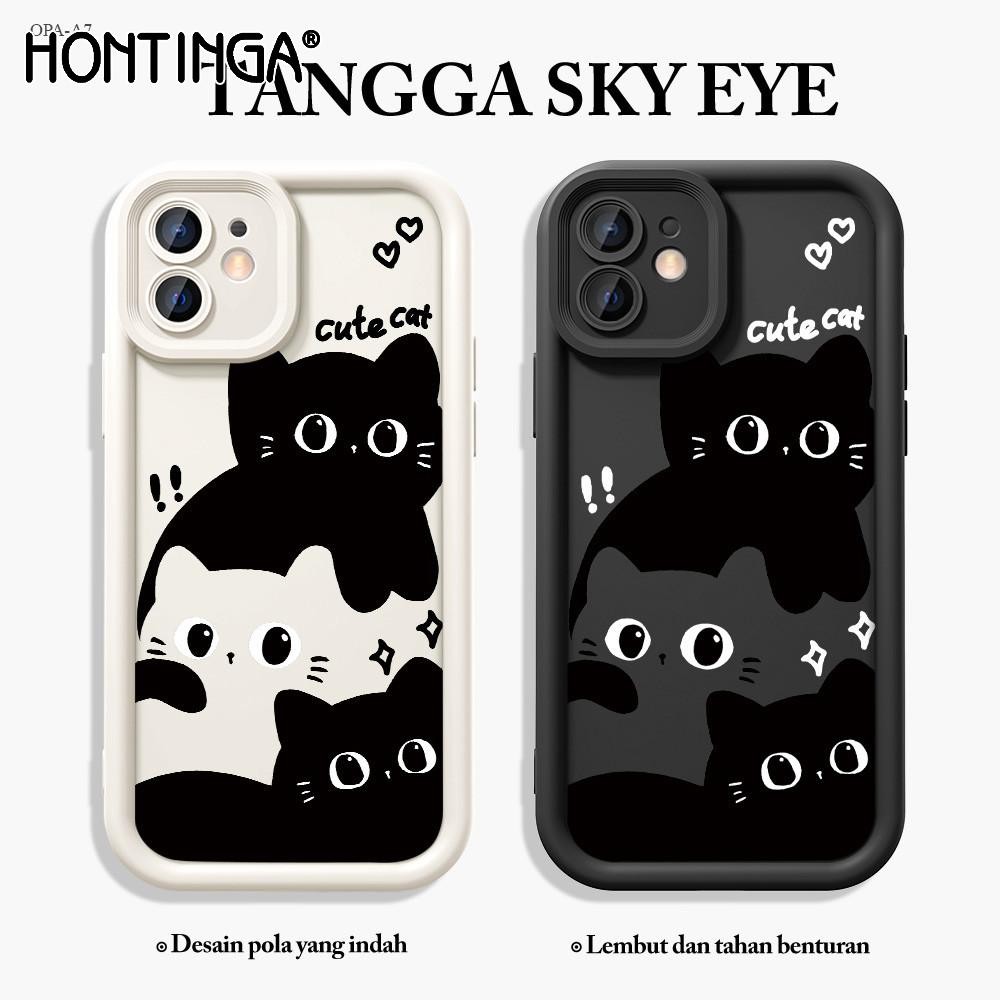 Hontinga Casing Hp Untuk OPPO A6 A5 A3X A60 A79 A58 A78 A38 A18 A98 A76 A5i A96 A95 A74 A55 A16K A16