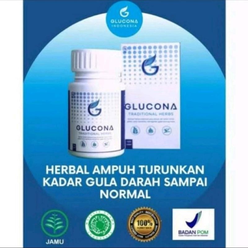 Glucona Herbal Diabetes Menurunkan Gula Darah Tinggi Ampuh