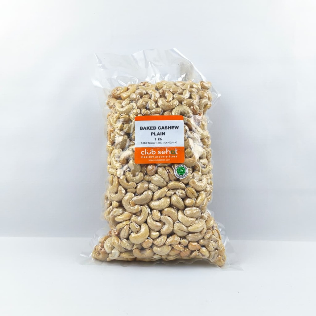 

Club Sehat Baked Cashew Plain 1Kg Kacang Mete Panggang