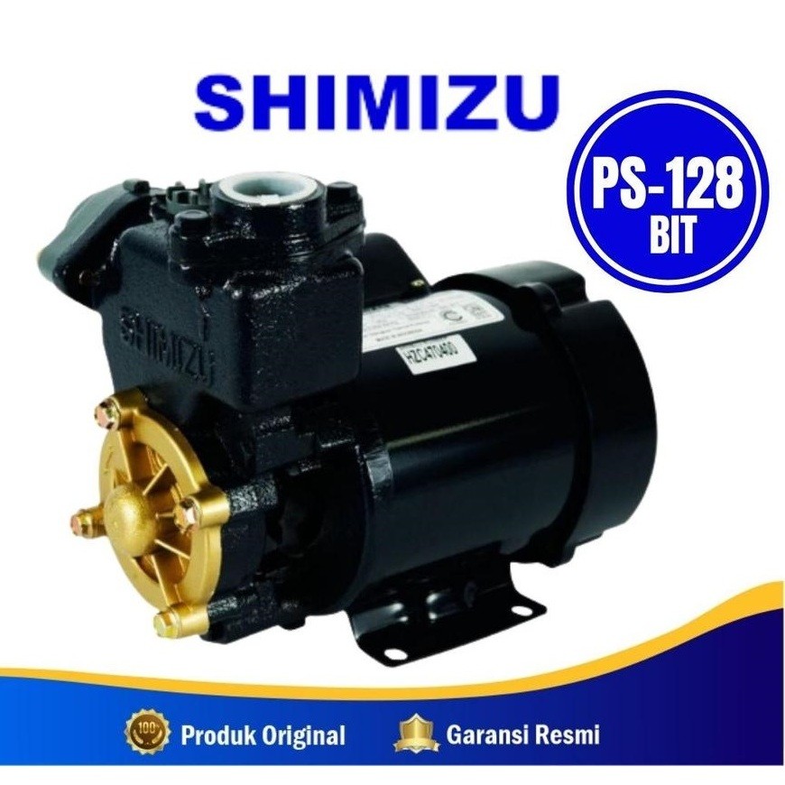 Pompa Air Shimizu PS-128 BIT 125 Watt Non Otomatis / Pompa Shimizu PS128BIT 125W Pompa Air Shimizu