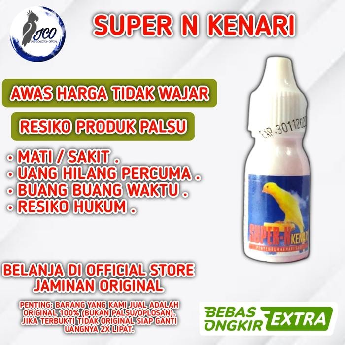SUPER N KENARI OBAT KURUS NYILET MACET BUNYI SNOT SPEKTRUM LUAS SUPER