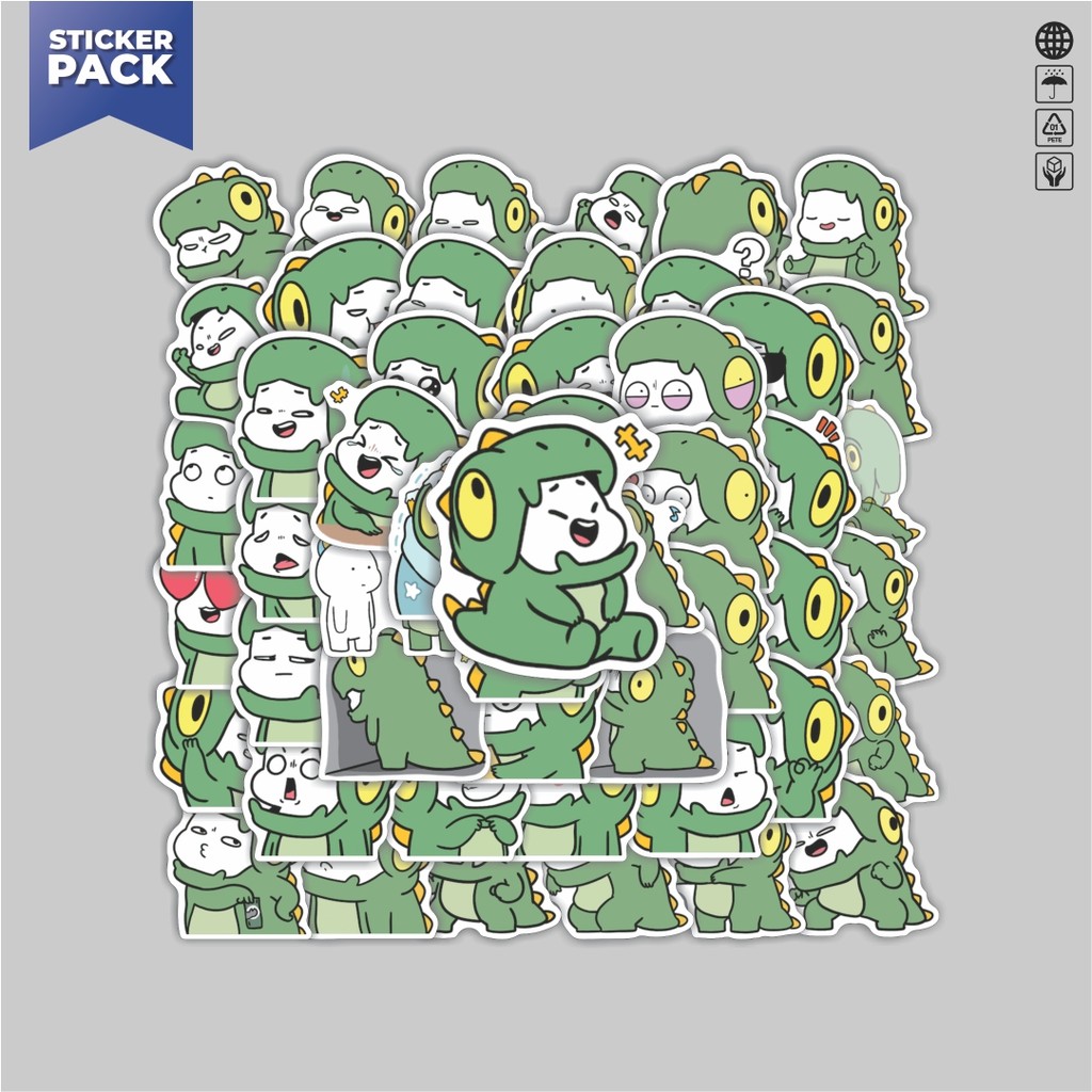 

[100PCS]Stiker Pack Stiker Pentolodon Aesthetic Vinyl Anti Air Dekorasi Sticker Laptop Buku Journal Koper Helm Casing HP Gitar Helm Skateboard