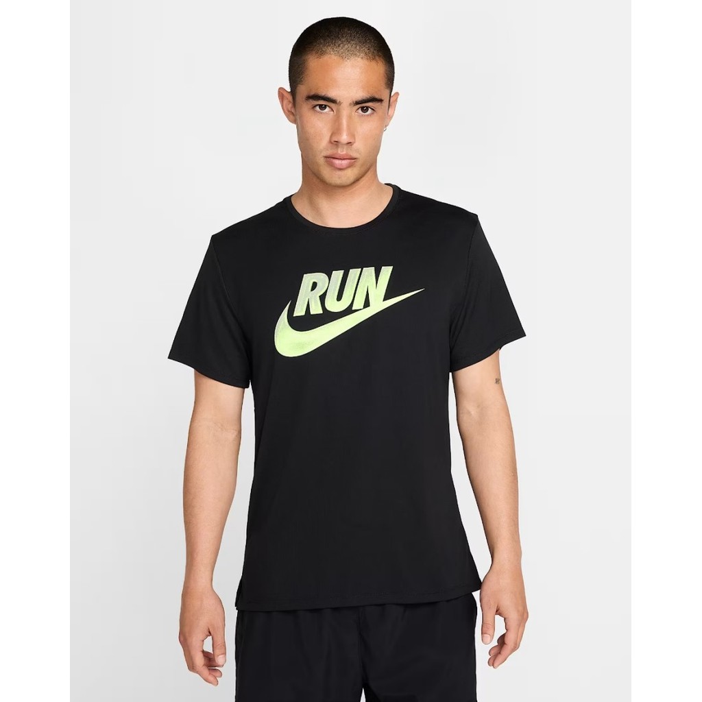 Baju Lari Pria Nike Miler Run Energy Black - HJ3565-010