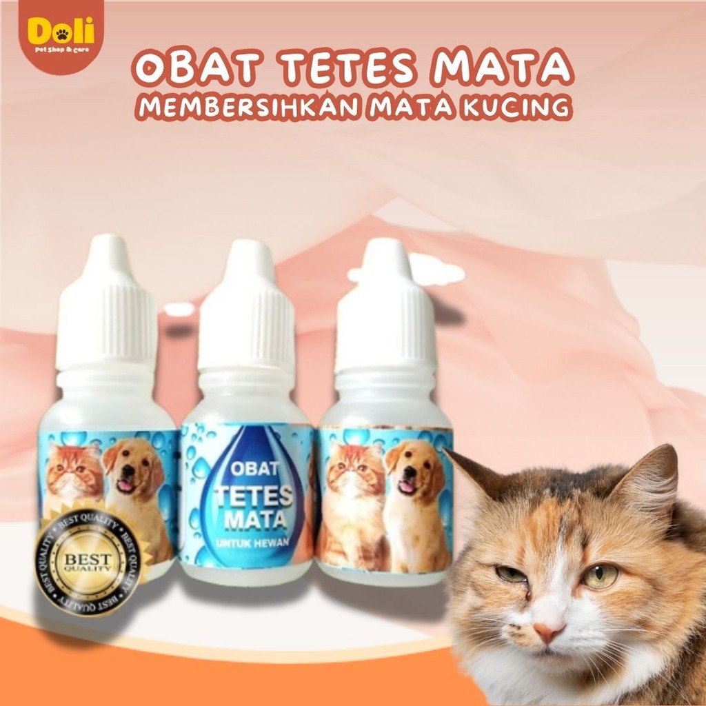 Obat Tetes Mata Kucing Kelinci Anjing Anti Iritasi Kucing Obat Belekan Obat Mata Belekan Kitten