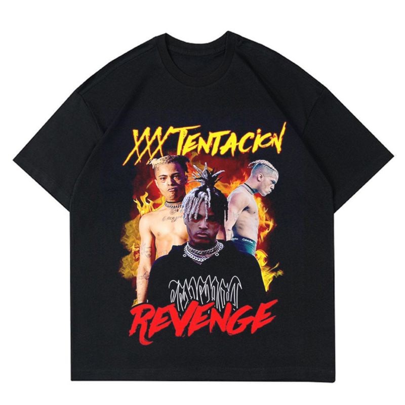 KAOS RAPTEE XXXTENTACION | T-SHIRT RAPPER VINTAGE OVERSIZED | BAJU BOOTLEG RAPPER