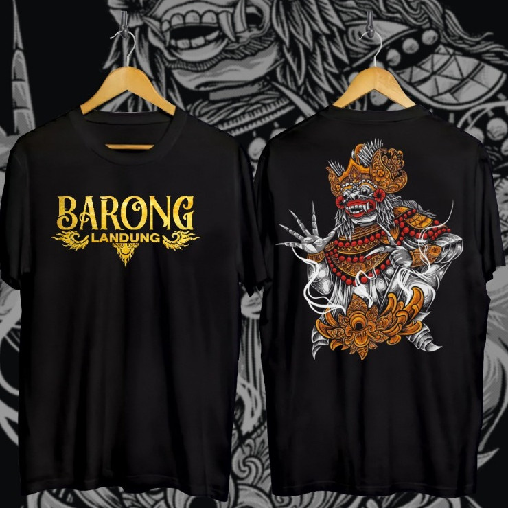 Kaos Barong Landung Jawa Bali  Tshirt Wayang Java Pria Wanita