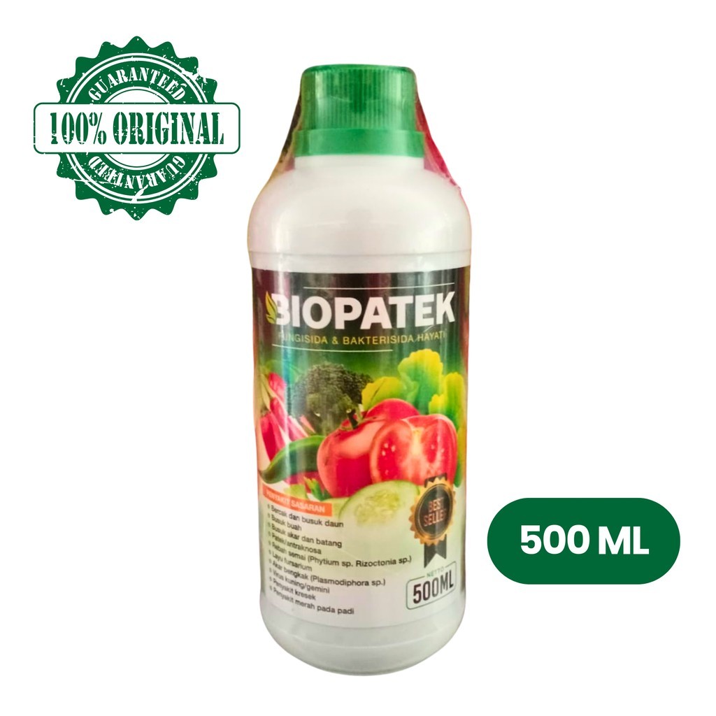 Biopatek 500ml Fungisida Bakterisida Hayati Untuk Padi Palawija Dan Buah