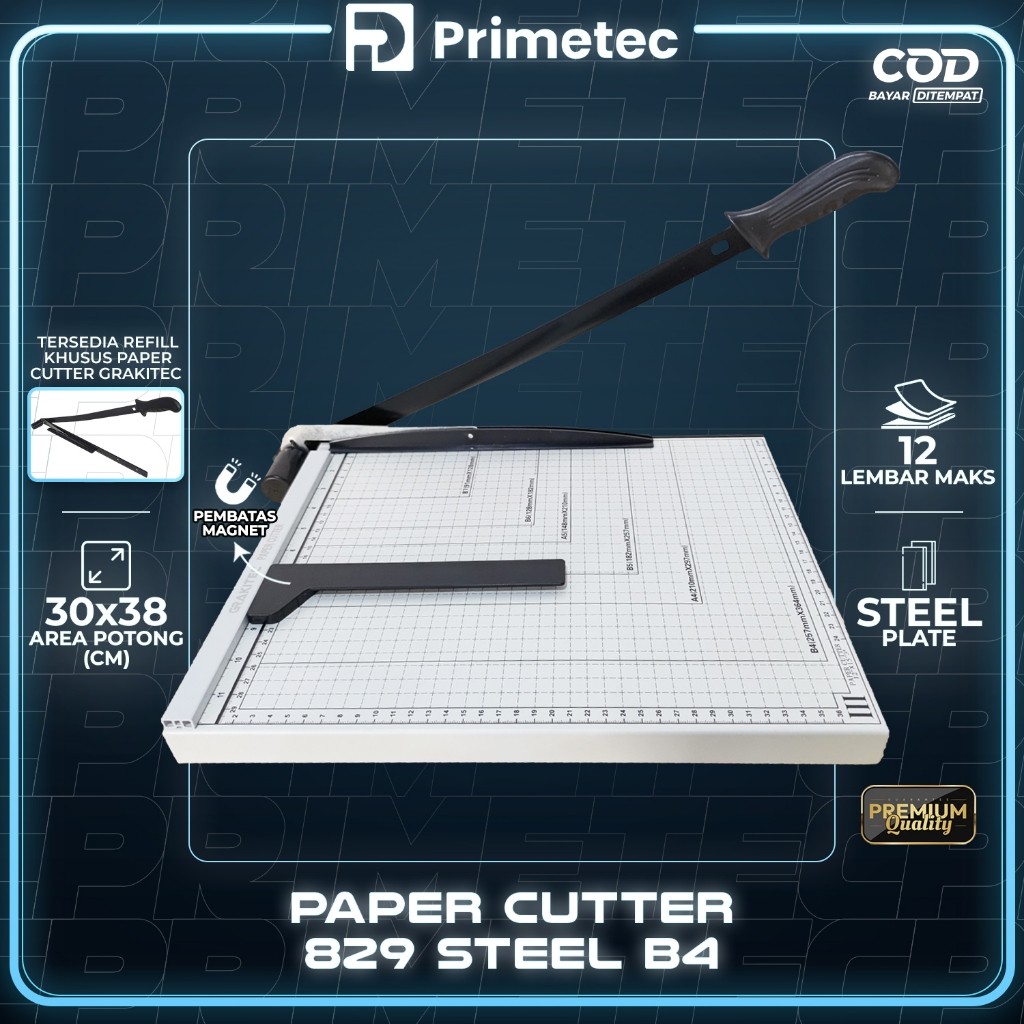 Telecomp1 Paper Cutter B4 Lebih Besar Dari F4 ( Alat Potong Kertas ) Pemotong Kertas Alat Potong /Me
