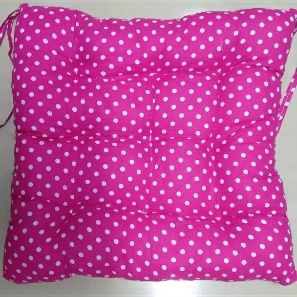 Bantal Dudukan Kursi Kayu / Lesehan - Pink Tua