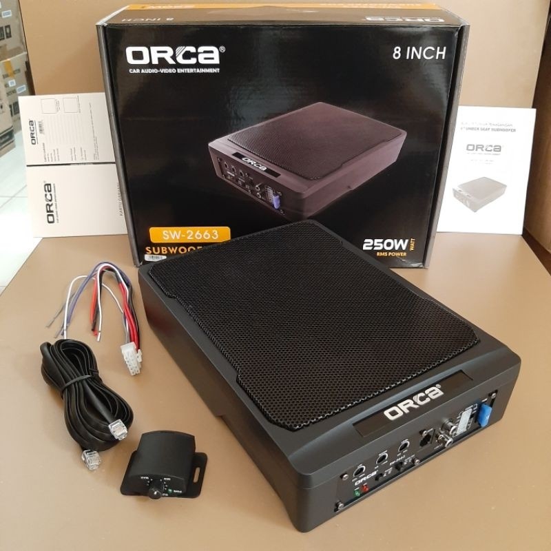 Circuit Automotive NEW Subwoofer ORCA Kolong Jok Mobil Subwoofer Kolong Aktive ORCA 2668