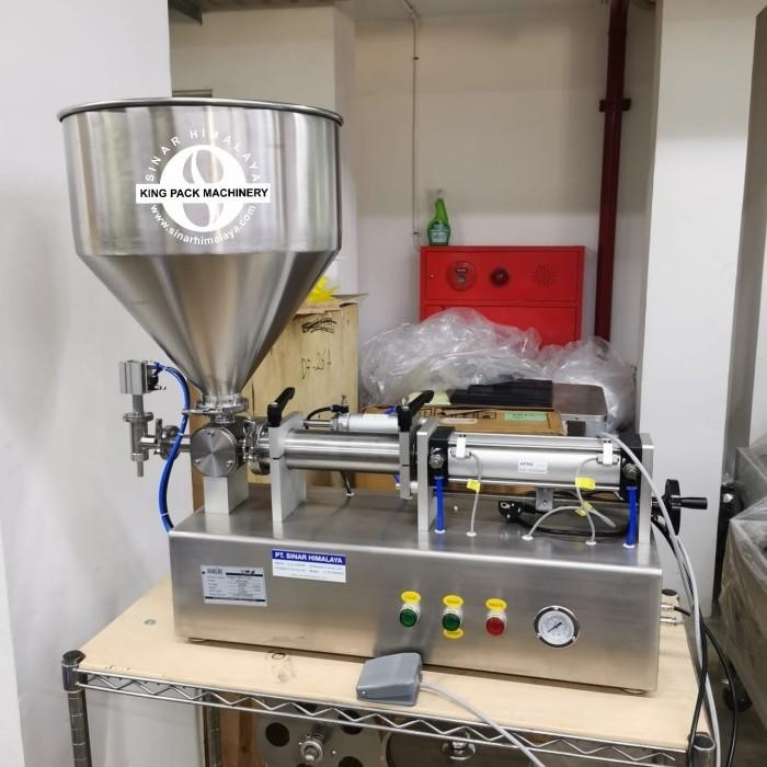 PASTE FILLING MACHINE MESIN PENGISI BAHAN PASTA PPF-500T SATU NOZZLE