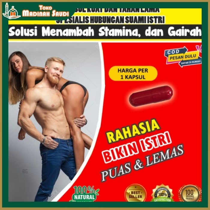 KAPSUL TAHAN LAMA DAN KUAT SPESIALIS HUBUNGAN SUAMI ISTRI