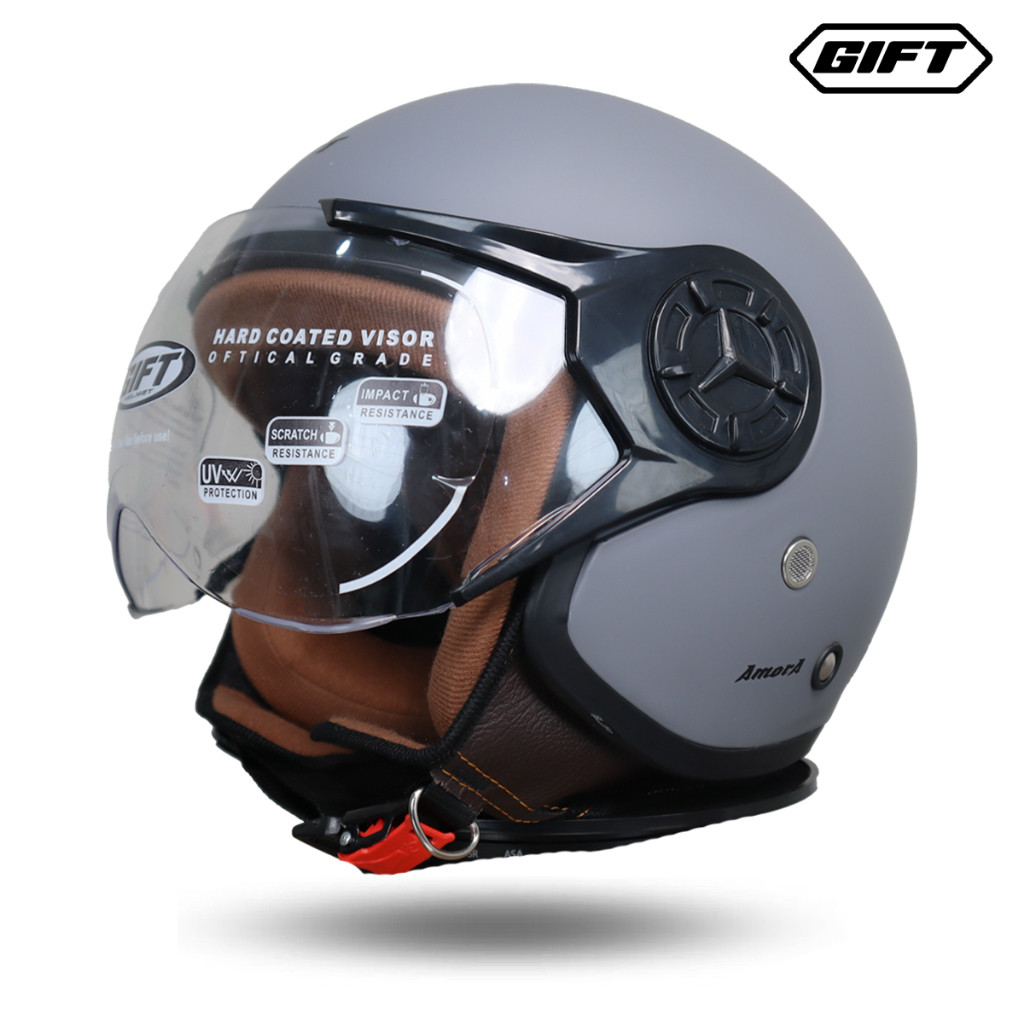 Helm BOGO GIFT AMORA half wanita hijab/helm cewek/helm wanita/helm hijab/helm dewasa/helm murah