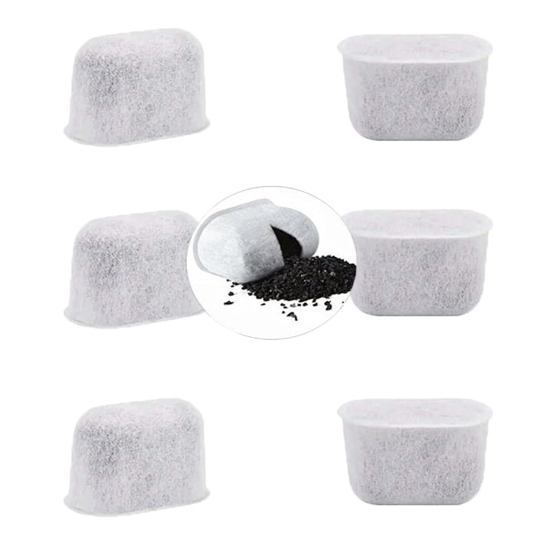 6/12 Pcs Cuisinart Coffee Maker Charcoal Filters Replacement, Compatible with All Cuisinart Coffee M