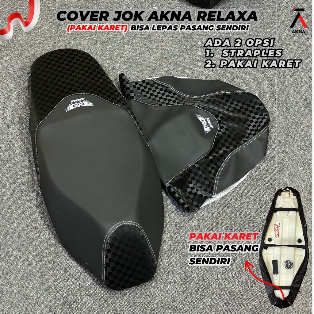 BRUSTYX  Cover Jok Motor Akna Relaxa / Sarung Jok Motor Akna Kulit Jok Motor Akna Relaxa
