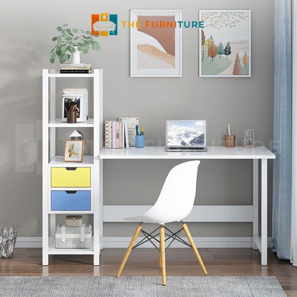 Latopia_ The Furniture - Meja Komputer Minimalis/Meja Belajar/Meja Kerja/ Meja Gaming/Meja Kantor