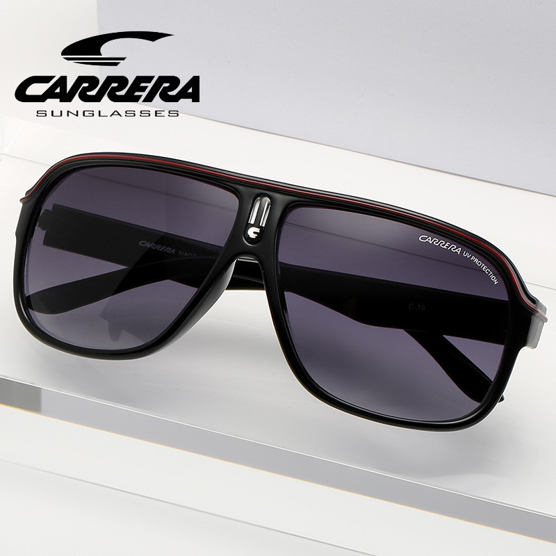 Carrera Unisex Sunglasses Men Brand Design Square Sunglasses for Men UV400 Mirror Driving Goggle Sha
