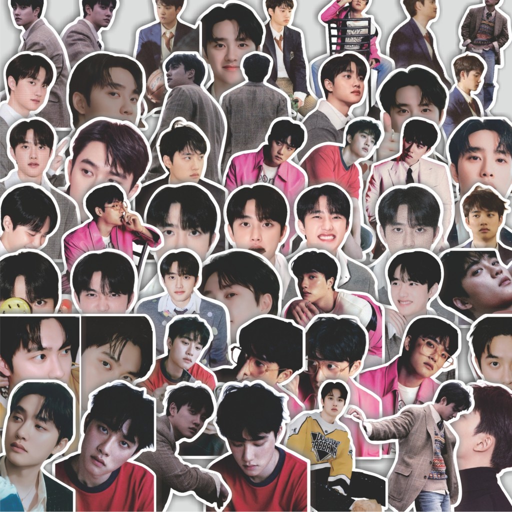 Stiker Cutting Pack Stiker EXO20 - D.O 02 Isi 100Pcs Series Aesthetic Lucu Keren Untuk Koper Bahan V