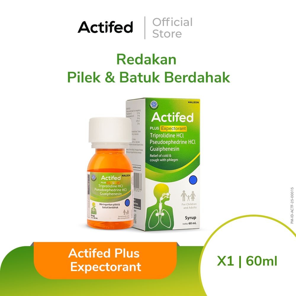 ACTIFED SYRUP PILEK&BATUK BERDAHAK  60mL