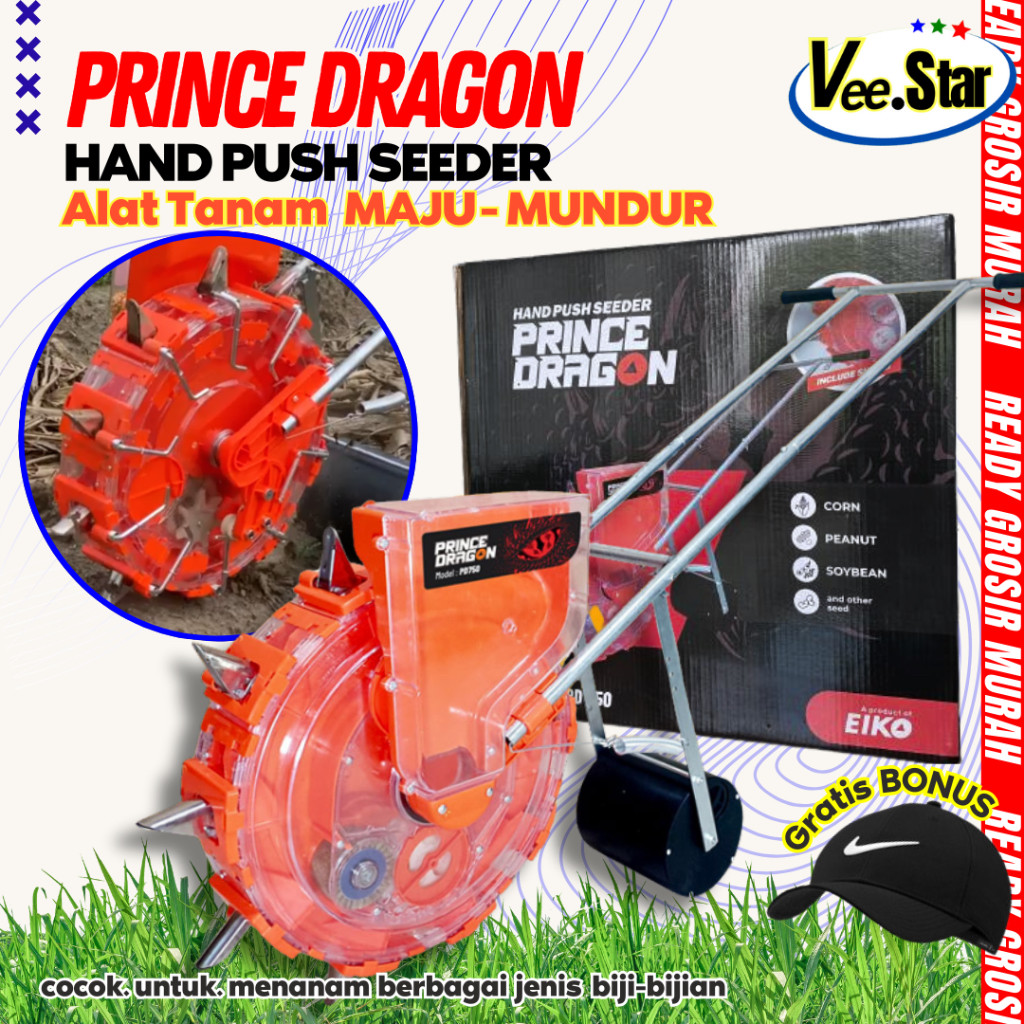 wearbee2 Alat Tanam Jagung Prince Dragon PD750 / Alat tanam Jagung  Dorong Maju Mundur Seeder
