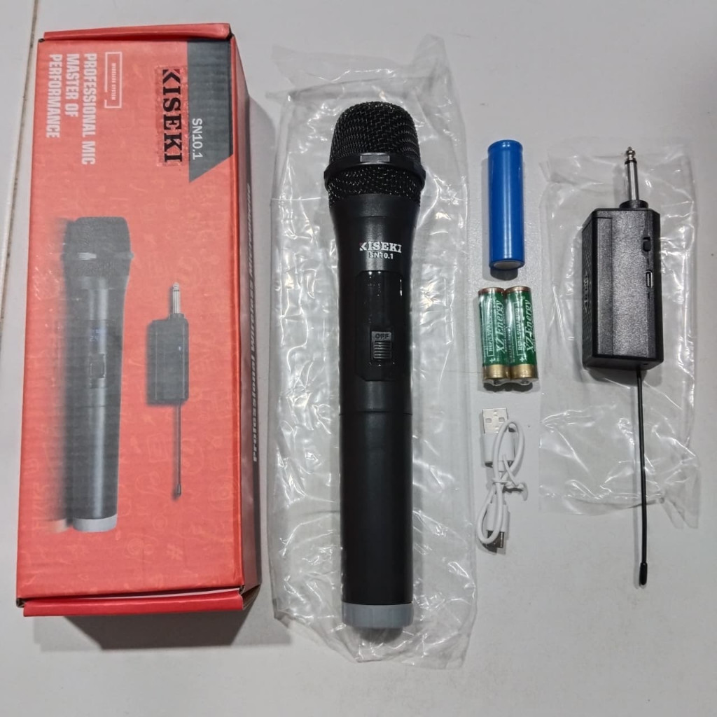 Mic Wireless / Microphone Wireless SN10.1/ KISEKI Mic Ori / MIC KARAOKE / Microphone Karoke Mic / Mi
